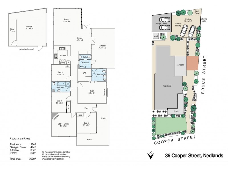 36 Cooper Street, Nedlands WA 6009 Floorplan