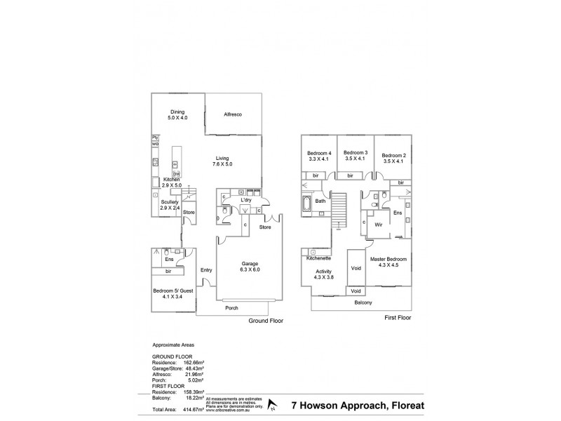 7 Howson Approach, Floreat WA 6014 Floorplan