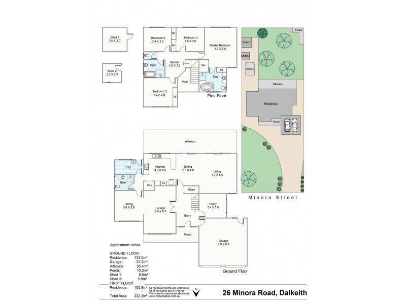 26 Minora Road, Dalkeith WA 6009 Floorplan