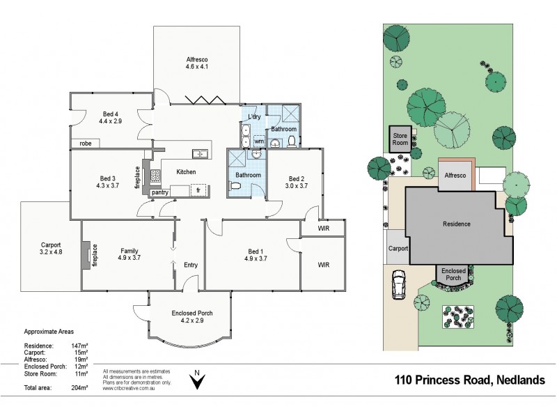 110 Princess Road, Nedlands WA 6009 Floorplan