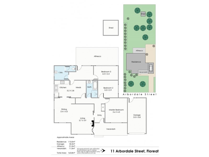 11 Arbordale Street, Floreat WA 6014 Floorplan
