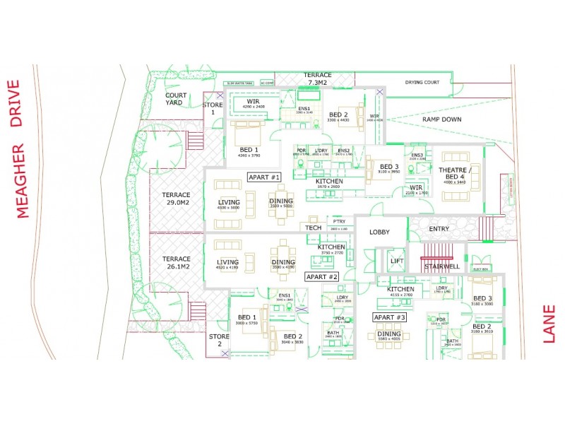 1/54-56 Meagher Drive, Floreat WA 6014 Floorplan