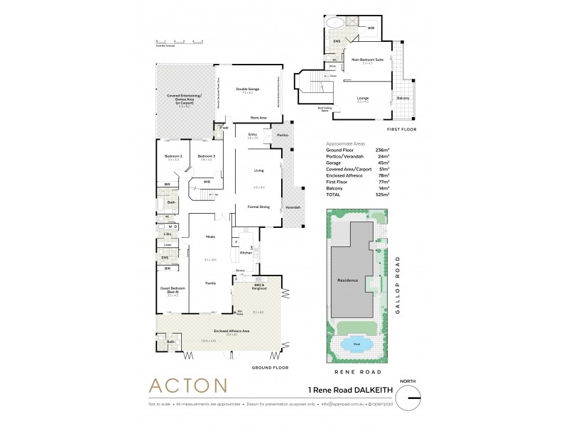 1 Rene Road, Dalkeith WA 6009 Floorplan