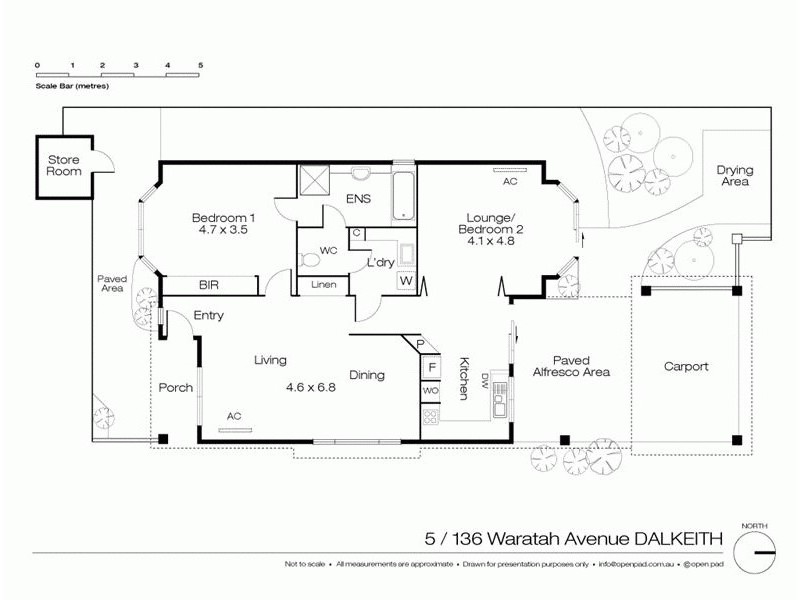 5/136 Waratah Avenue, Dalkeith WA 6009 Floorplan