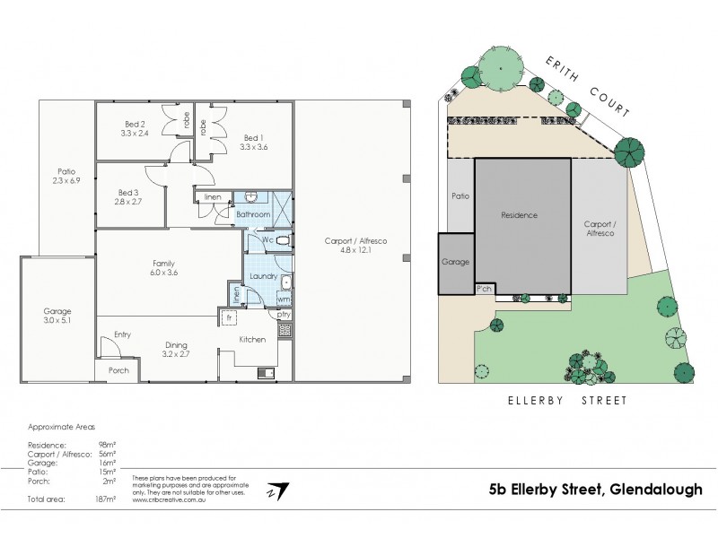 5B Ellerby Street, Glendalough WA 6016 Floorplan