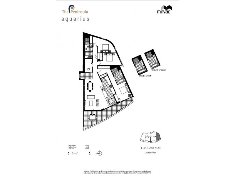 1106/21 Bow River Crescent, Burswood WA 6100 Floorplan