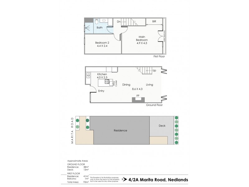 4/2A Marita Road, Nedlands WA 6009 Floorplan
