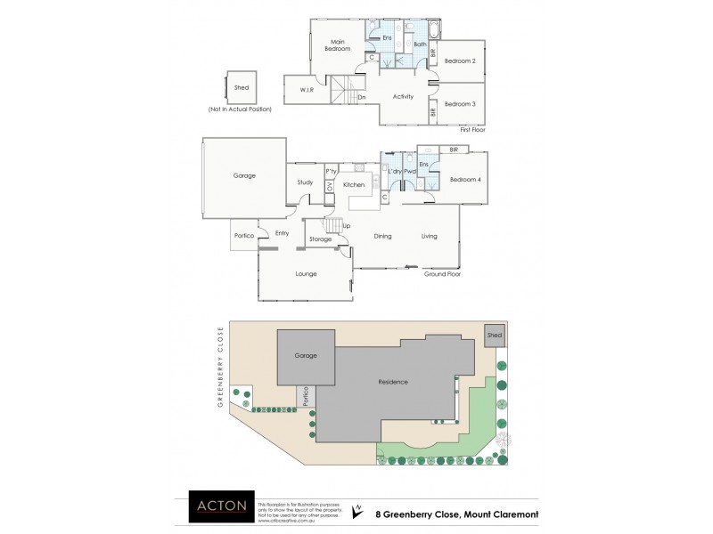 8 Greenberry Close, Mount Claremont WA 6010 Floorplan