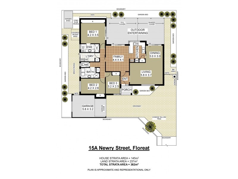 15A Newry Street, Floreat WA 6014 Floorplan
