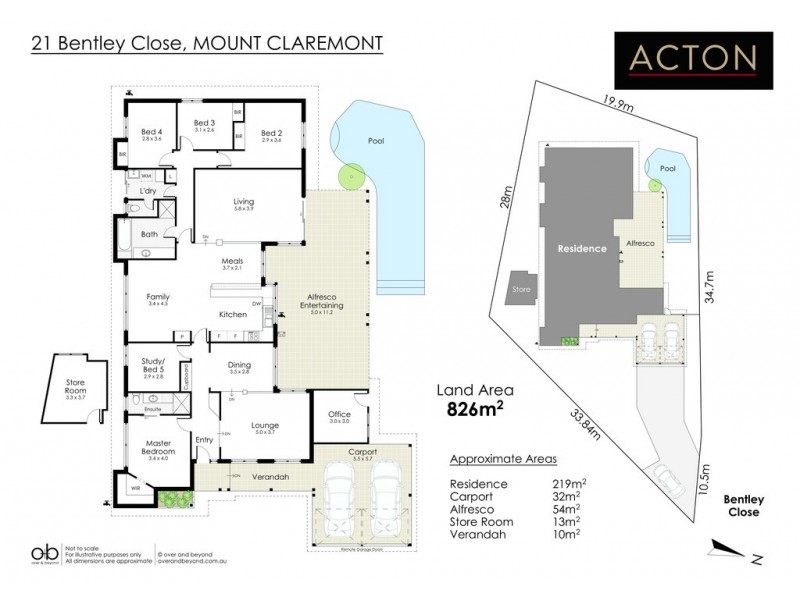 21 Bentley Close, Mount Claremont WA 6010 Floorplan