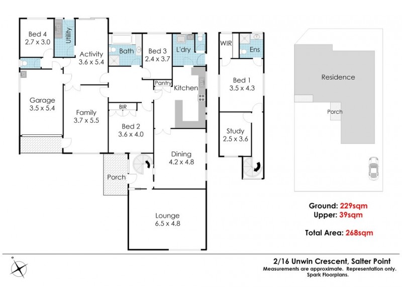 2/16 Unwin Crescent, Salter Point WA 6152 Floorplan
