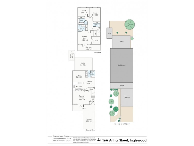 16A Arthur Street, Inglewood WA 6052 Floorplan