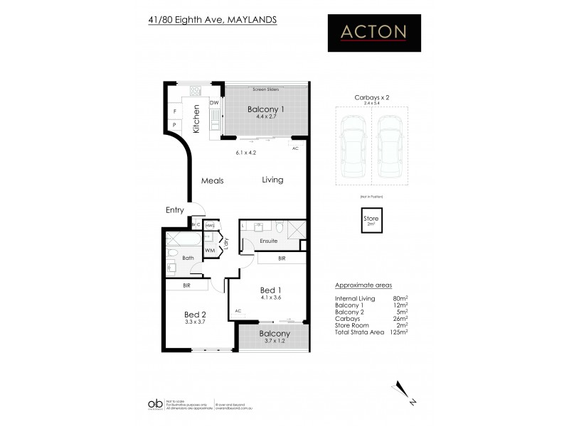41/80 Eighth Avenue, Maylands WA 6051 Floorplan