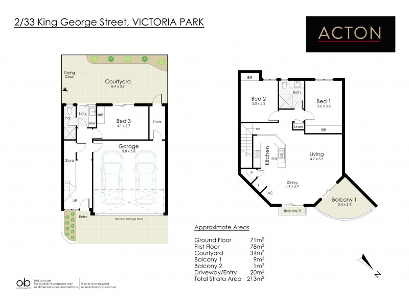 2/33 King George Street, Victoria Park WA 6100 Floorplan