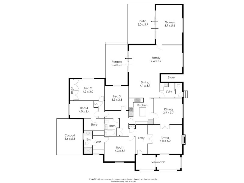 37 Louise Street, Nedlands WA 6009 Floorplan