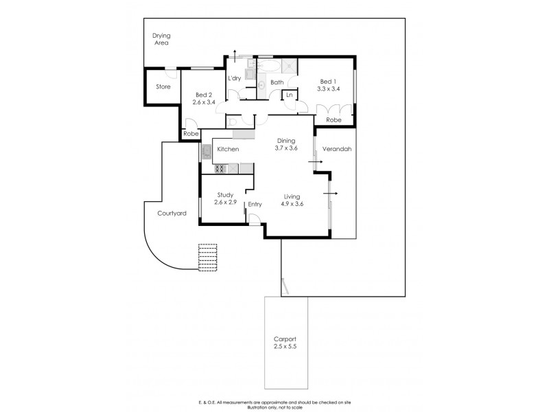 23/18 St Johns Wood Boulevard, Mount Claremont WA 6010 Floorplan