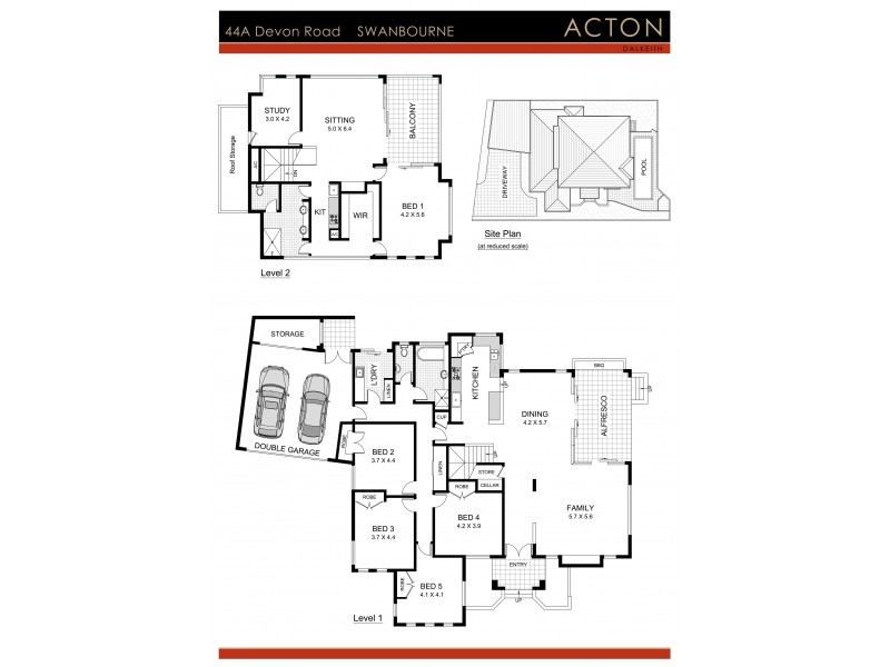 44A Devon Road, Swanbourne WA 6010 Floorplan