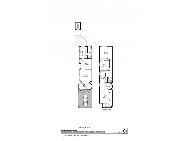 1/20 Tareena Street, Nedlands WA 6009 Floorplan