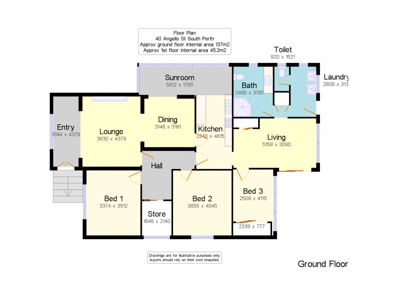 40 Angelo Street, South Perth WA 6151 Floorplan