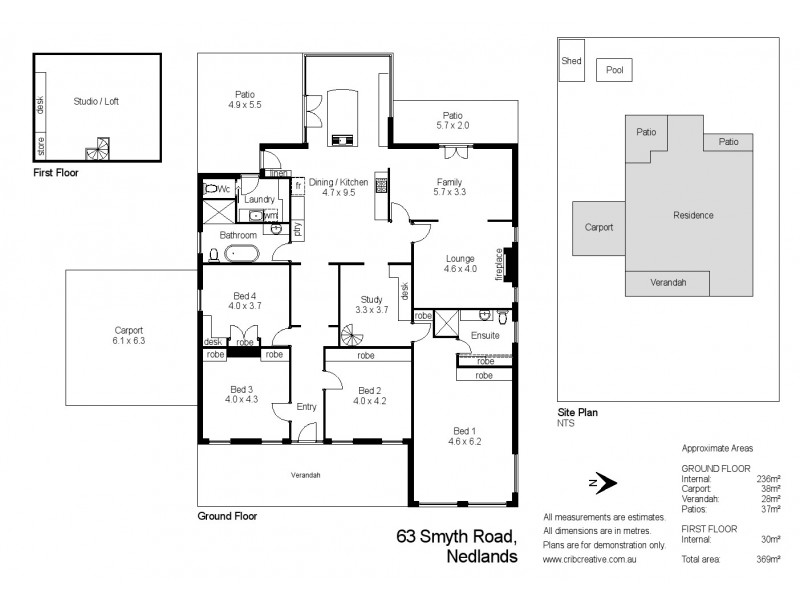 63 Smyth Road, Nedlands WA 6009 Floorplan