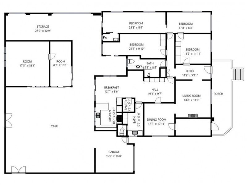23 Waratah Avenue, Dalkeith WA 6009 Floorplan