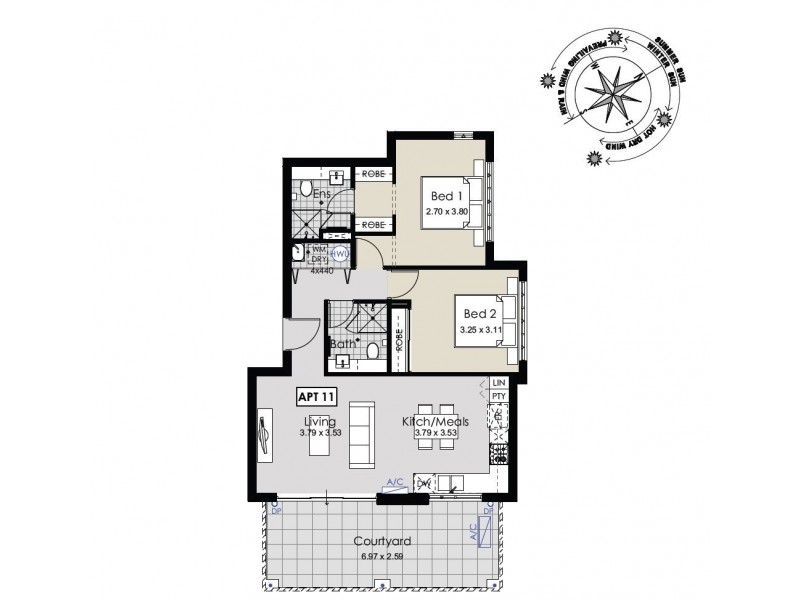 11/1 Fogerthorpe Crescent, Maylands WA 6051 Floorplan