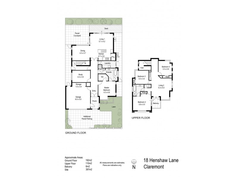 18 Henshaw Lane, Claremont WA 6010 Floorplan