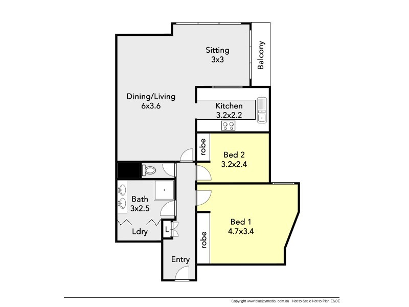 5c/25 Victoria Avenue, Claremont WA 6010 Floorplan