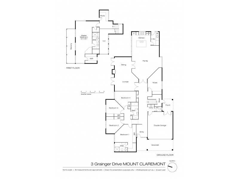3 Grainger Drive, Mount Claremont WA 6010 Floorplan