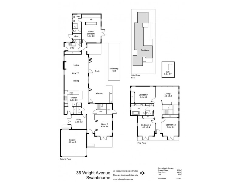 36 Wright Ave, Swanbourne WA 6010 Floorplan