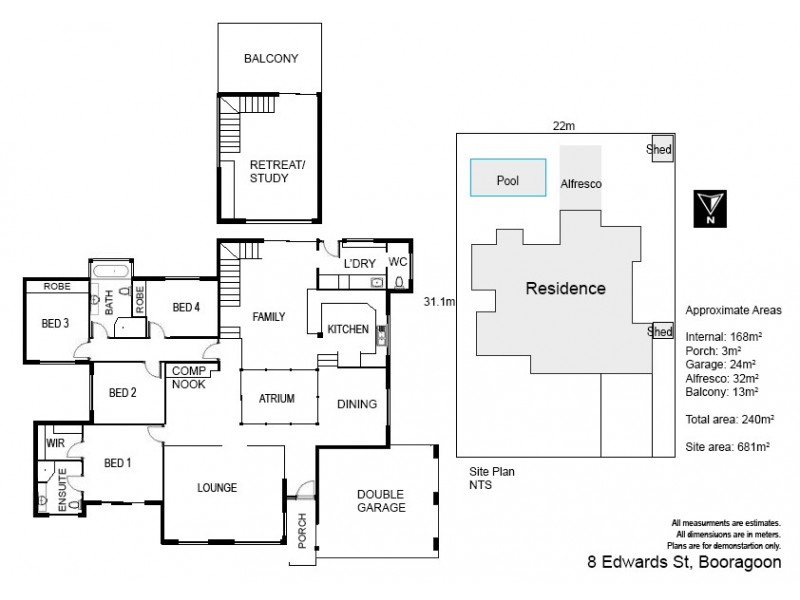 8 Edwards Street, Booragoon WA 6154 Floorplan