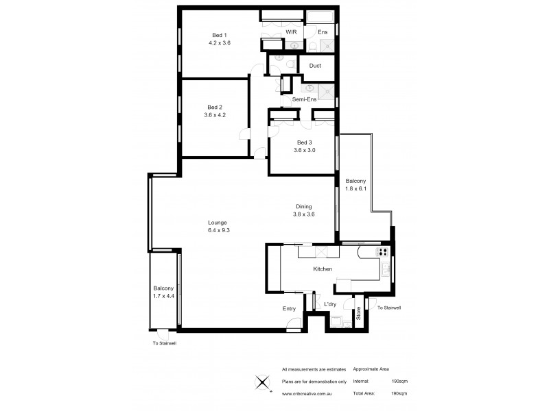 6/14 Kings Park Ave, Crawley WA 6009 Floorplan