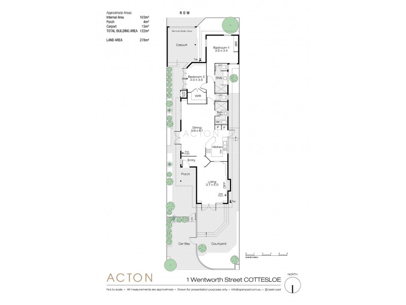 1 Wentworth Street, Cottesloe WA 6011 Floorplan