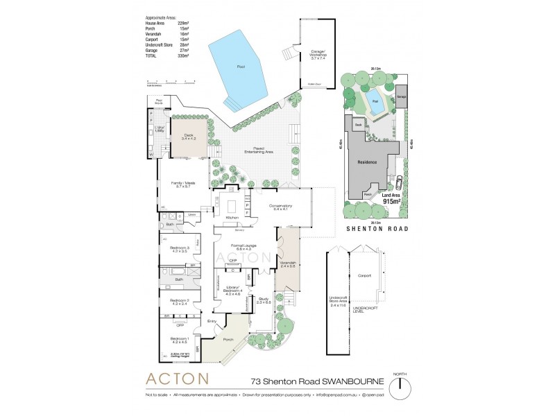 73 Shenton Road, Swanbourne WA 6010 Floorplan