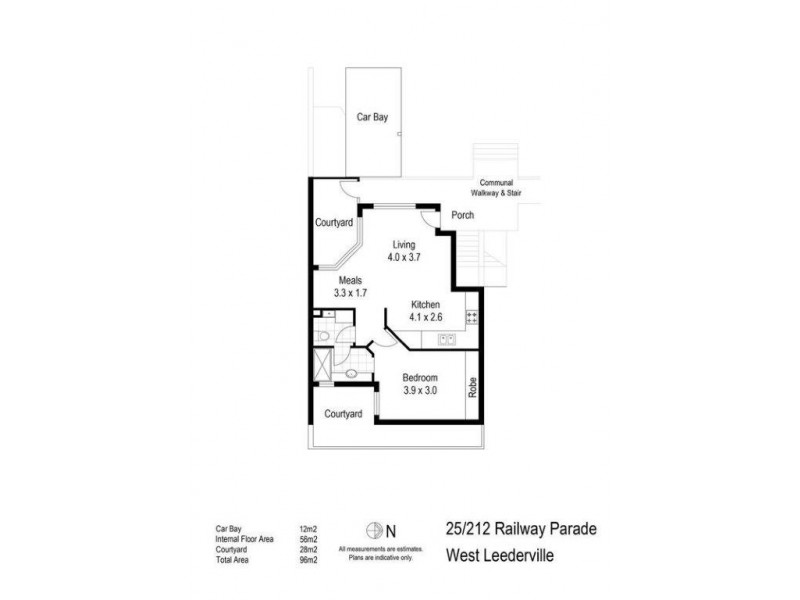 25/212 Railway Parade, West Leederville WA 6007 Floorplan