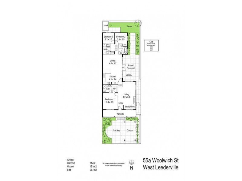 55A Woolwich Street, West Leederville WA 6007 Floorplan