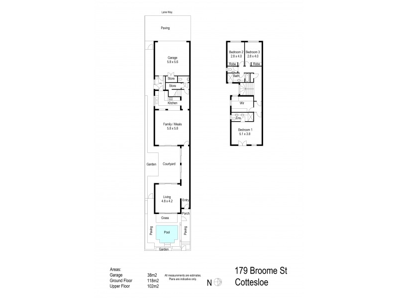 179 Broome Street, Cottesloe WA 6011 Floorplan