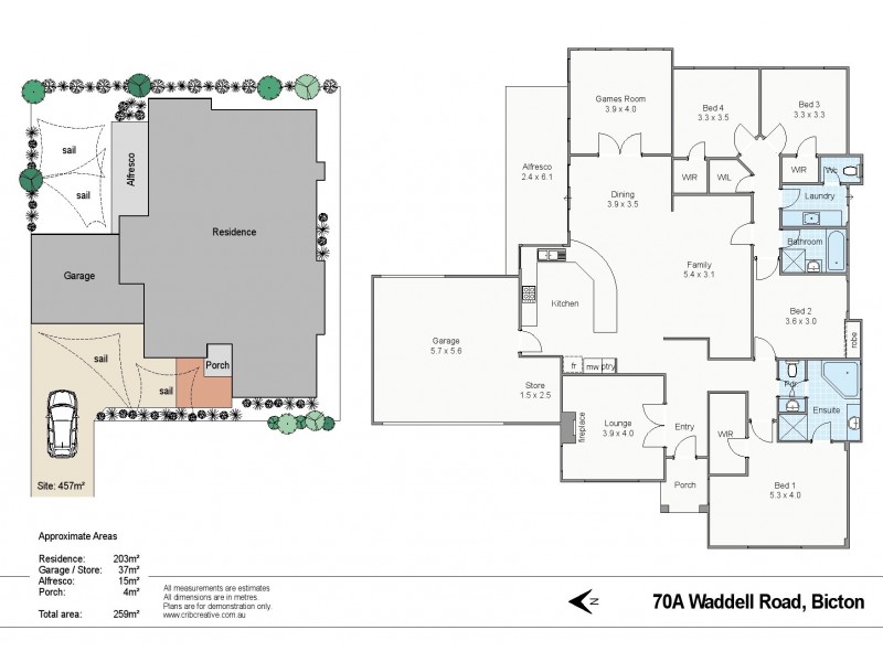 70a Waddell Road, Bicton WA 6157 Floorplan