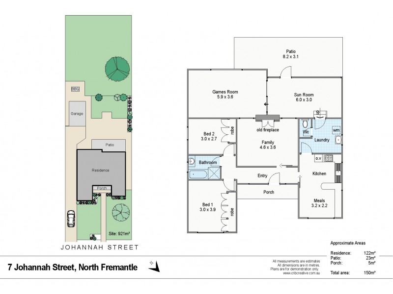 7 Johannah Street, North Fremantle WA 6159 Floorplan