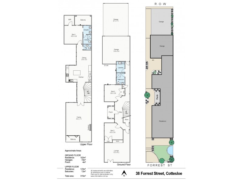38 Forrest Street, Cottesloe WA 6011 Floorplan