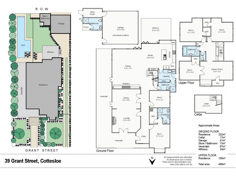 39 Grant Street, Cottesloe WA 6011 Floorplan