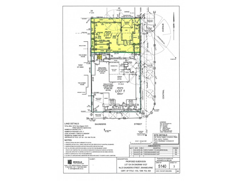 Proposed Lot 2 Central Avenue, Swanbourne WA 6010 Floorplan