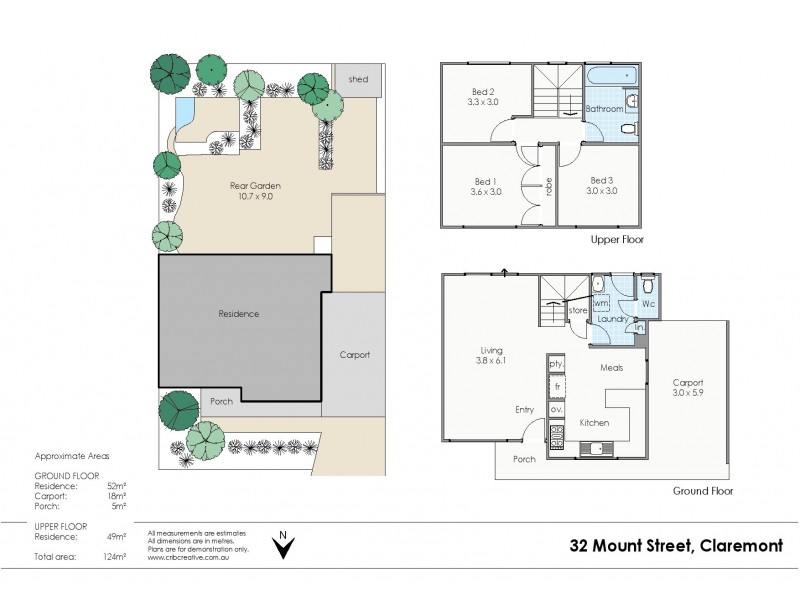 32 Mount Street, Claremont WA 6010 Floorplan