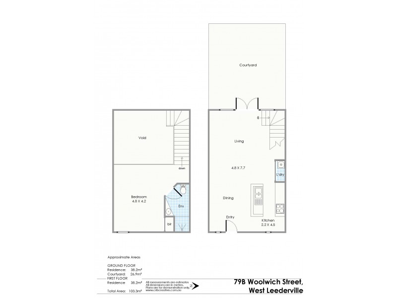 79B Woolwich Street, West Leederville WA 6007 Floorplan