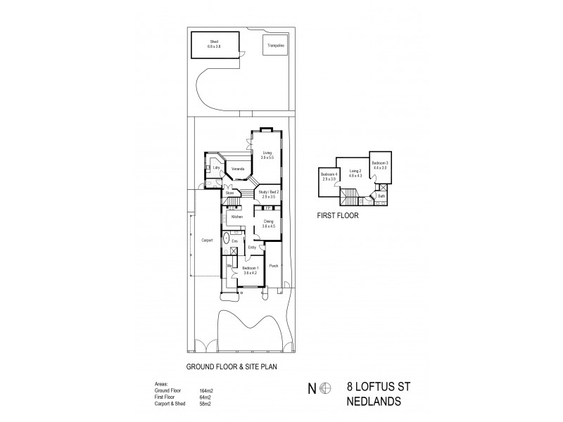 8 Loftus Street, Nedlands WA 6009 Floorplan