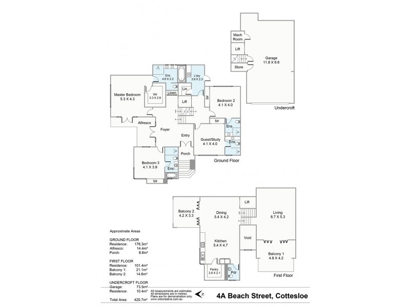 4A Beach Street, Cottesloe WA 6011 Floorplan