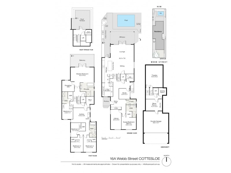 16A Webb Street, Cottesloe WA 6011 Floorplan