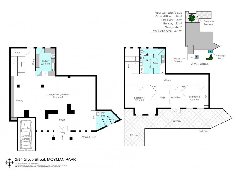2/54 Glyde Street, Mosman Park WA 6012 Floorplan