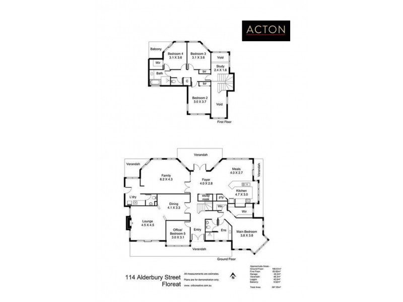 114 Alderbury Street, Floreat WA 6014 Floorplan