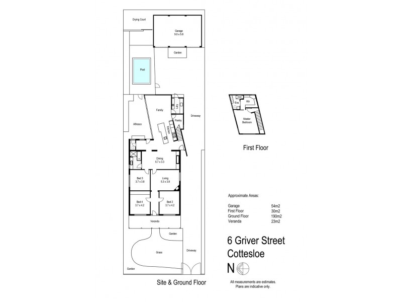 6 Griver Street, Cottesloe WA 6011 Floorplan